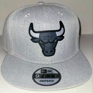 Smoke Series Chicago Bulls Snapback Hat NEW New Era Adult Adjustable NBA